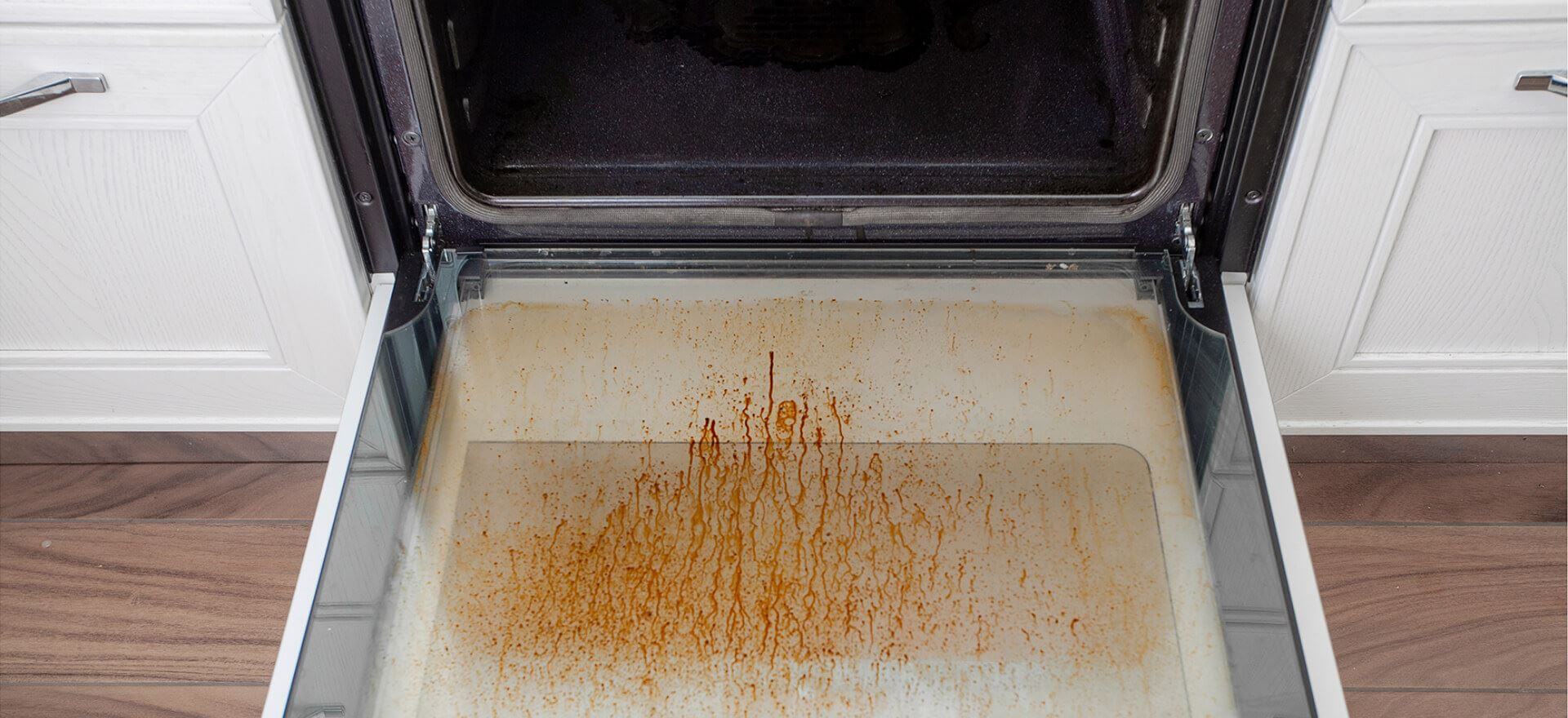 Inside of Oven - Before Cleaning